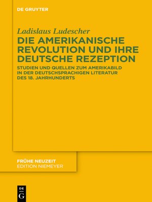 cover image of Die Amerikanische Revolution und ihre deutsche Rezeption